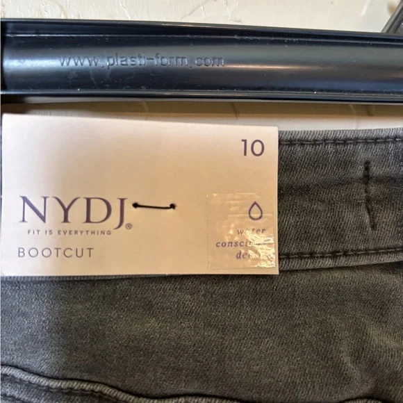 NYDJ Castle Hill Ankle Length Barbara Bootcut Gray Jeans Women's Size 10 New - Picture 3 of 7
